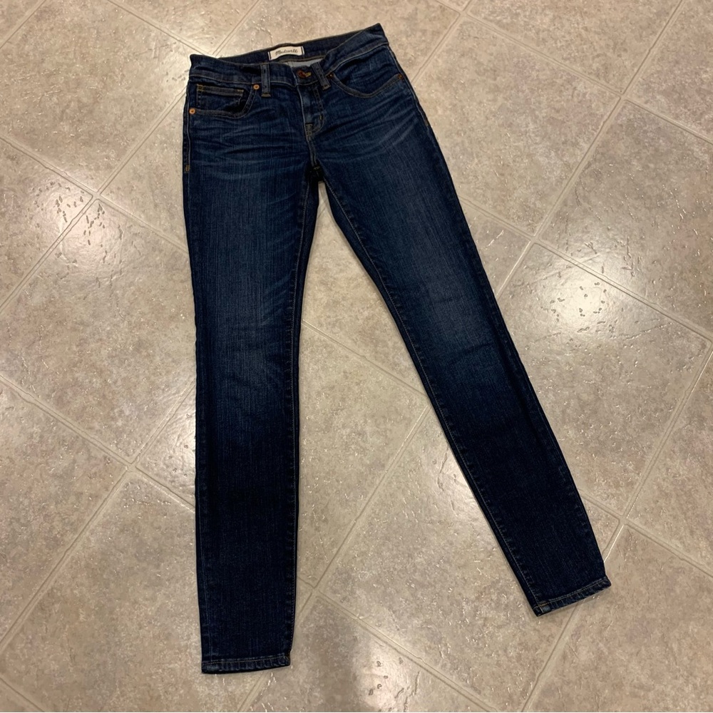 Madewell “Skinny Skinny” Dark Wash Jeans Size 25